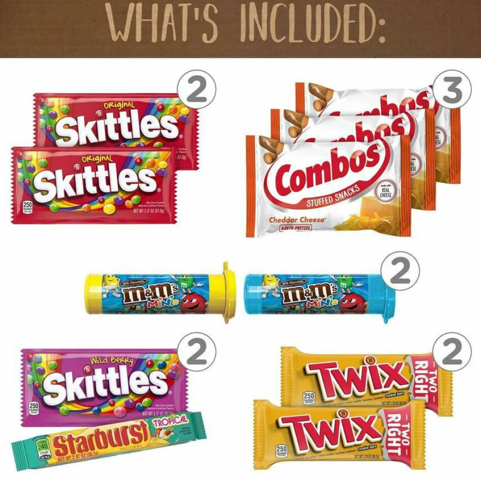 Snack Box Pros MARS Favorites Snack Box, 23 Assorted Snacks/Box