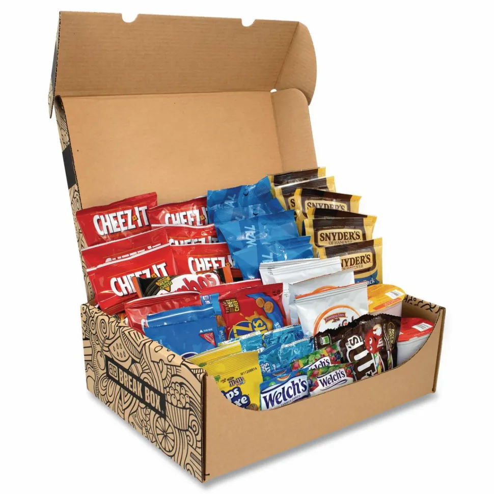 Snack Box Pros Party Snack Box, 45 Assorted Snacks/Box
