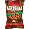 Snyder's Fat-Free All-Natural Mini Pretzels, 1.5 Oz, Pack Of 48