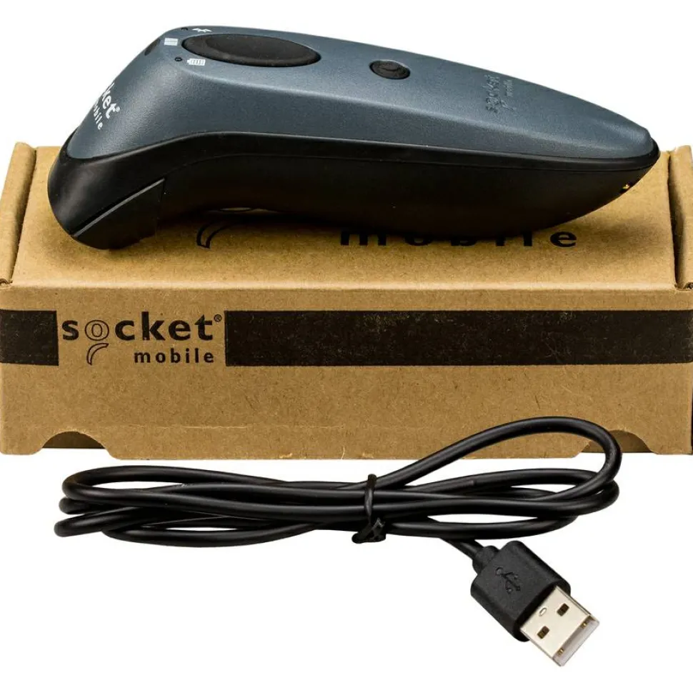 Socket Mobile DuraScan D740, Universal Barcode Scanner, Gray
