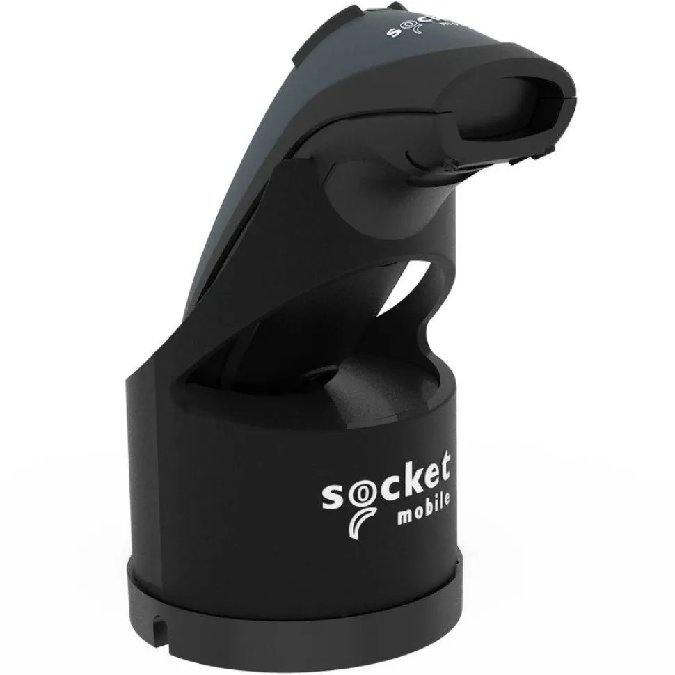 Socket Mobile DuraScan D740, Universal Barcode Scanner, Gray & Charging Dock