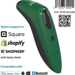 SocketScan S740, 1D/2D Imager Barcode Scanner, Green