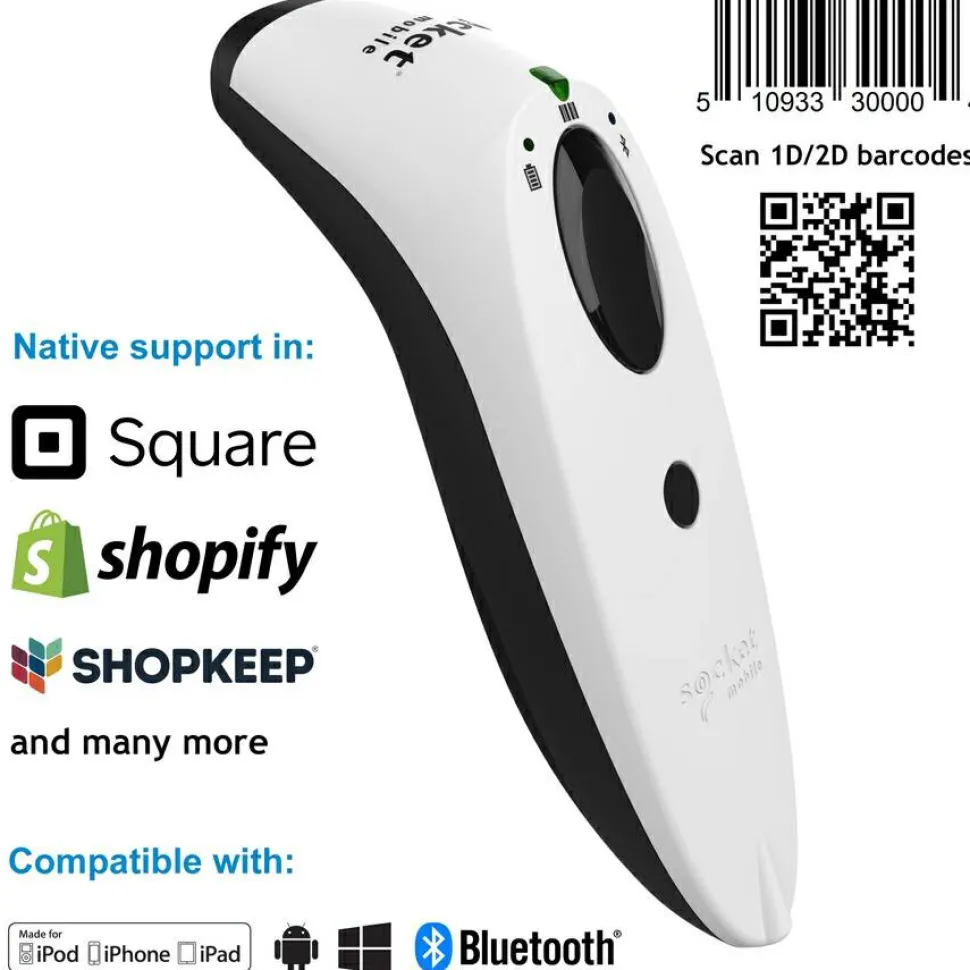 SocketScan S740, 1D/2D Imager Barcode Scanner, Blue