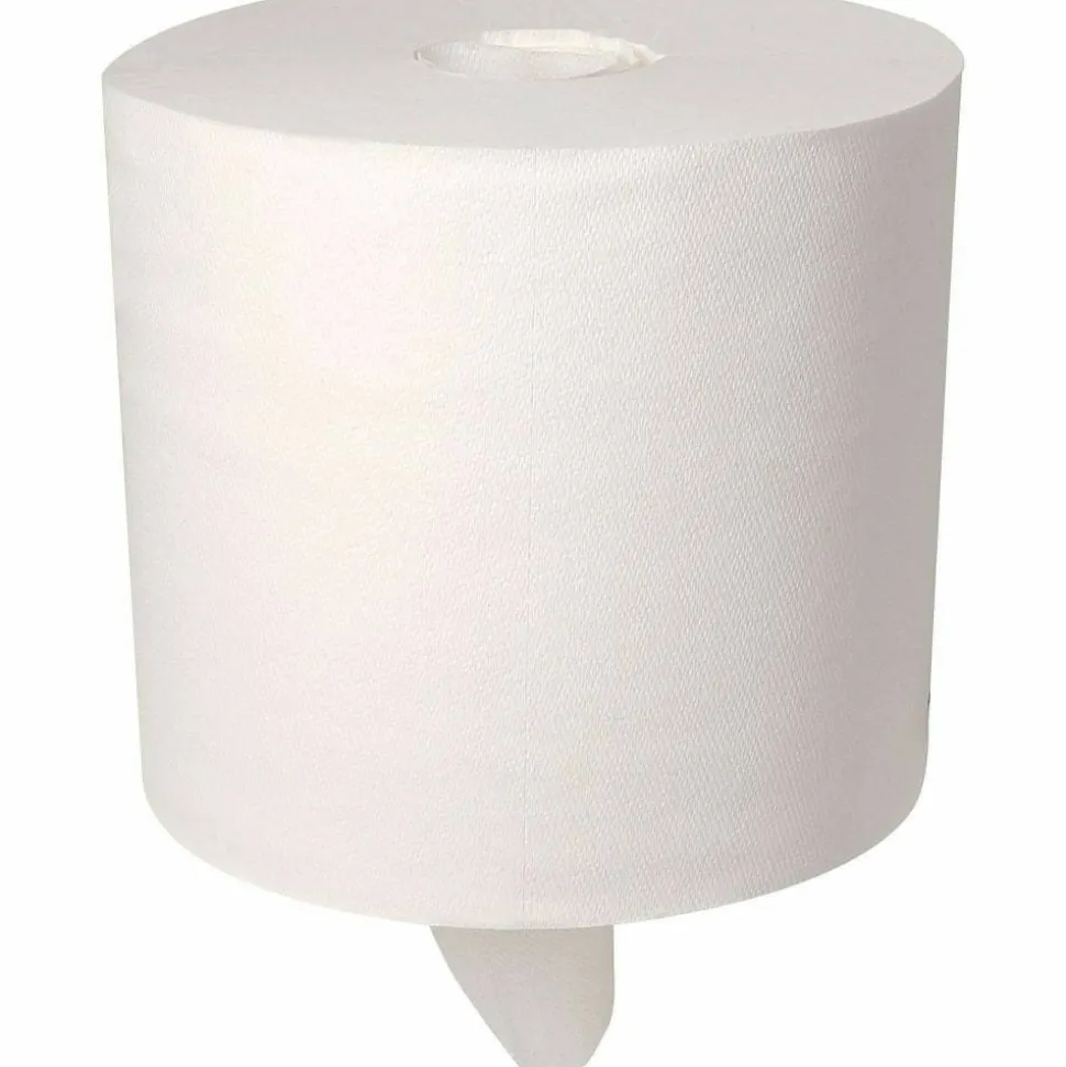 SofPull by GP PRO, 1-Ply, Centerpull Perforated Towels, White, 4 Rolls Per Case, 567 Sheets Per Roll