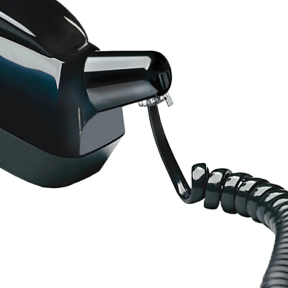 Softalk Coiled Phone Cord Twisstop, Black