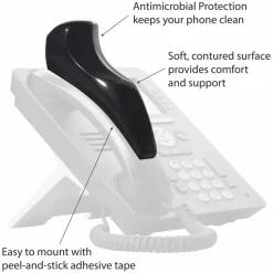 Softalk II Shoulder Rest With Microban, Black