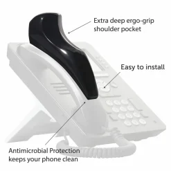 Softalk II Shoulder Rest With Microban, Black