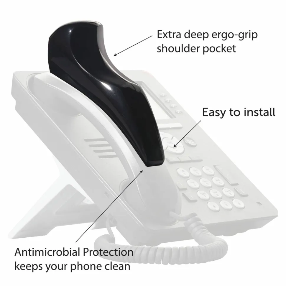 Softalk II Shoulder Rest With Microban, Black