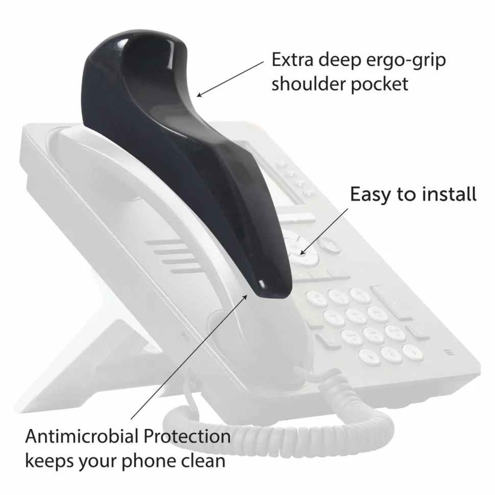 Softalk II Shoulder Rest With Microban, Charcoal