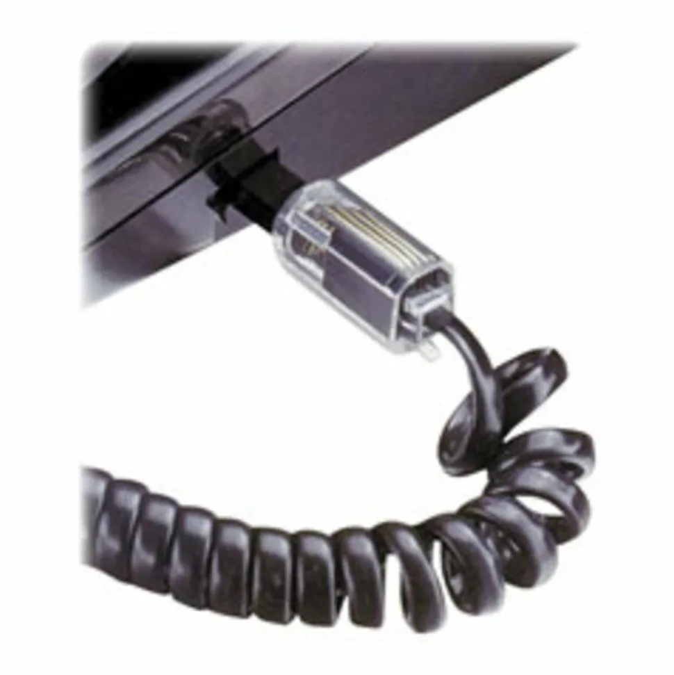Softalk 21002 Phone Cord Detangler, Black/Clear