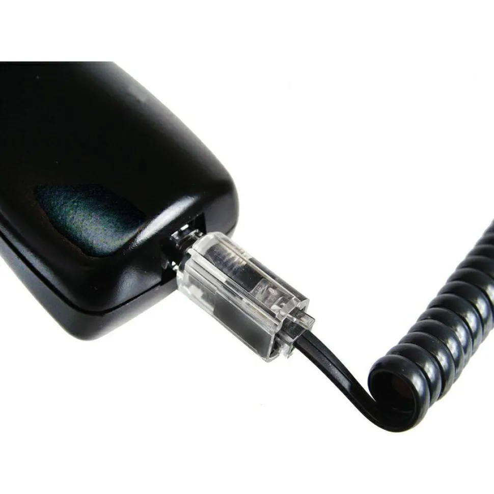 Softalk 21002 Phone Cord Detangler, Black/Clear