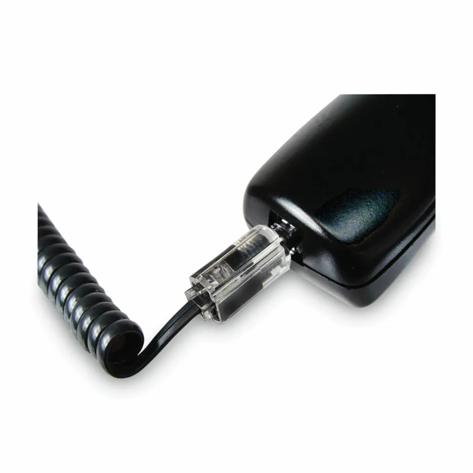 Softalk 21002 Phone Cord Detangler, Black/Clear