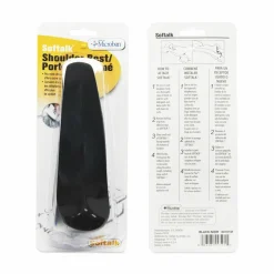 Softalk Shoulder Rest With Microban, Black