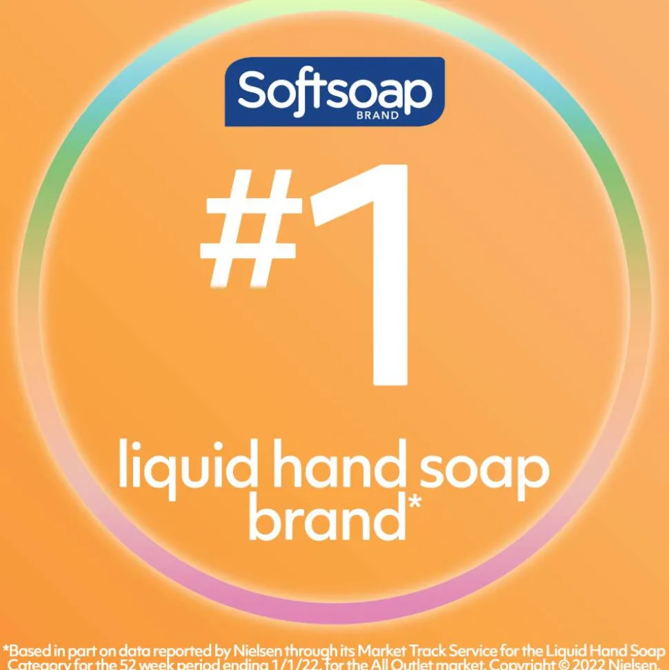 Softsoap Antibacterial Liquid Hand Soap Pump, 11.25 (332.7 mL) oz., Pack of 6, Crisp Clean Scent - 03562CT
