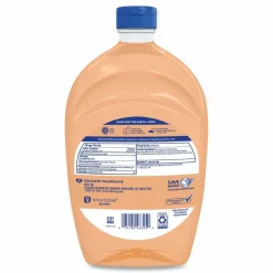 Softsoap Antibacterial Liquid Hand Soap Refill, Fresh Scent, 50 oz, Orange, 3/Carton