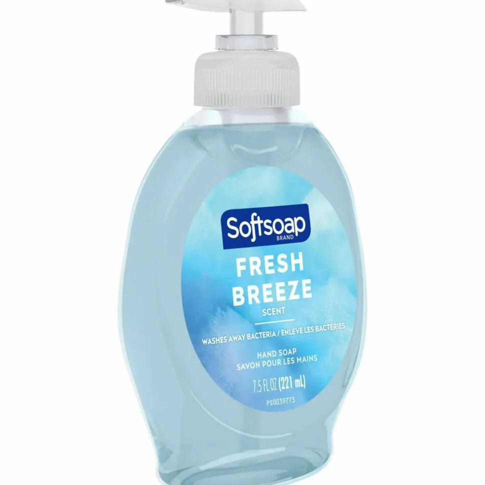 Softsoap Liquid Hand Soap, Fresh Breeze Scent, 7.5 fl oz pump, 6ct