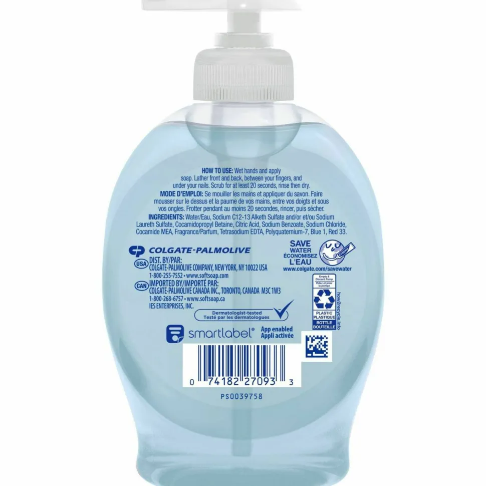 Softsoap Liquid Hand Soap, Fresh Breeze Scent, 7.5 fl oz pump, 6ct