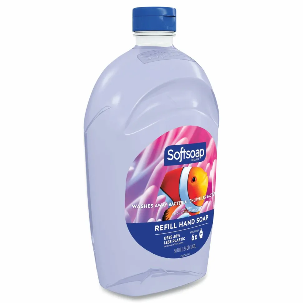 Softsoap Liquid Hand Soap Refill, Fresh Scent, 50 oz, 3/Carton