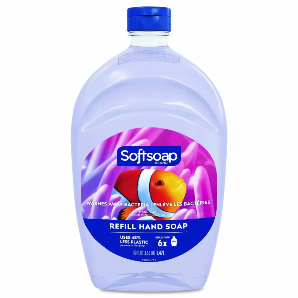 Softsoap Liquid Hand Soap Refill, Fresh Scent, 50 oz, 3/Carton