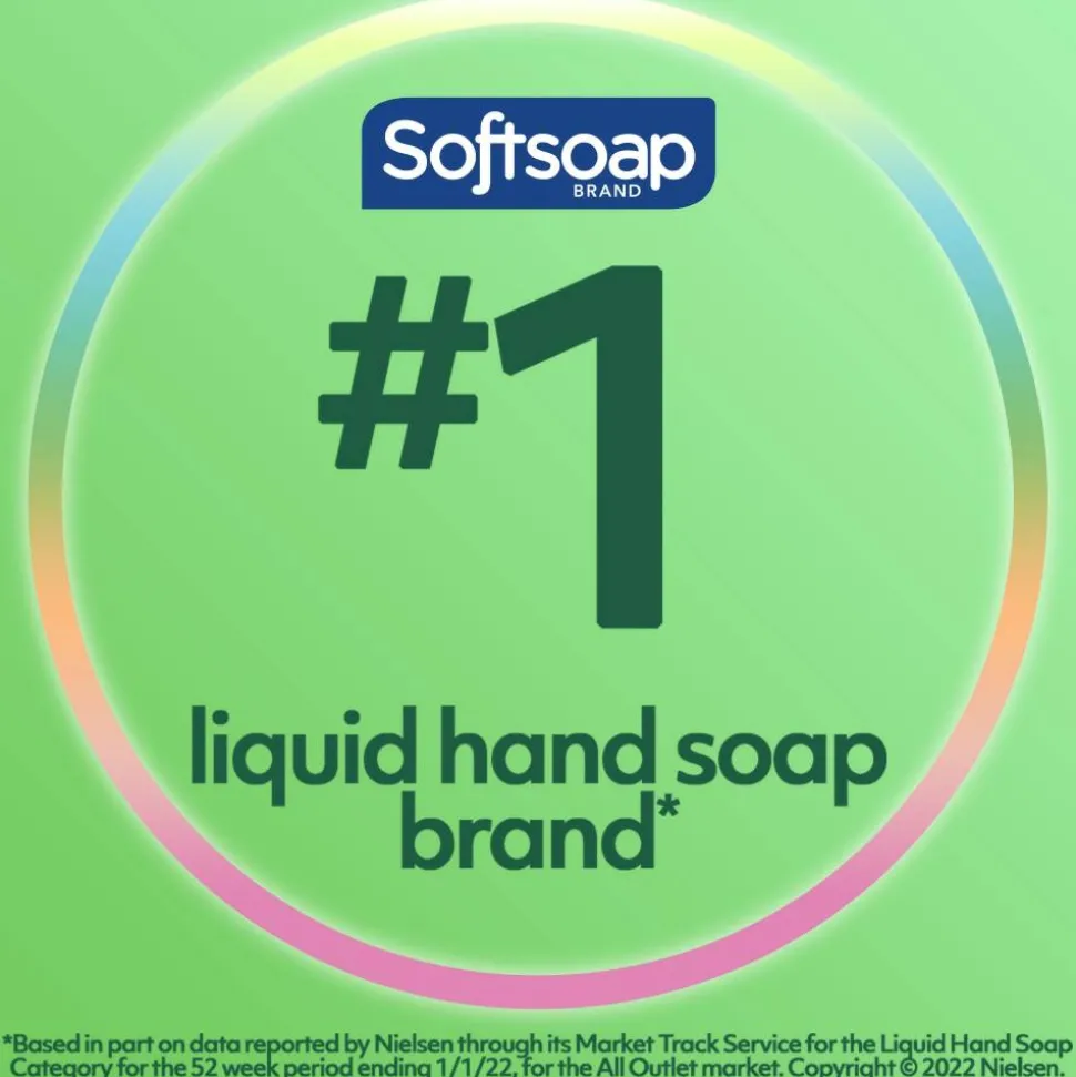 Softsoap Moisturizing Liquid Hand Soap, Soothing Clean Aloe Vera Fresh Scent, 128 fl oz Refill, 4ct