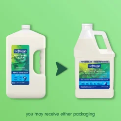 Softsoap Moisturizing Liquid Hand Soap, Soothing Clean Aloe Vera Fresh Scent, 128 fl oz Refill, 4ct