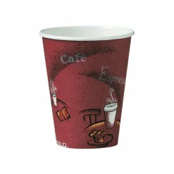 Solo 8 oz Bistro Design Disposable Paper Cups