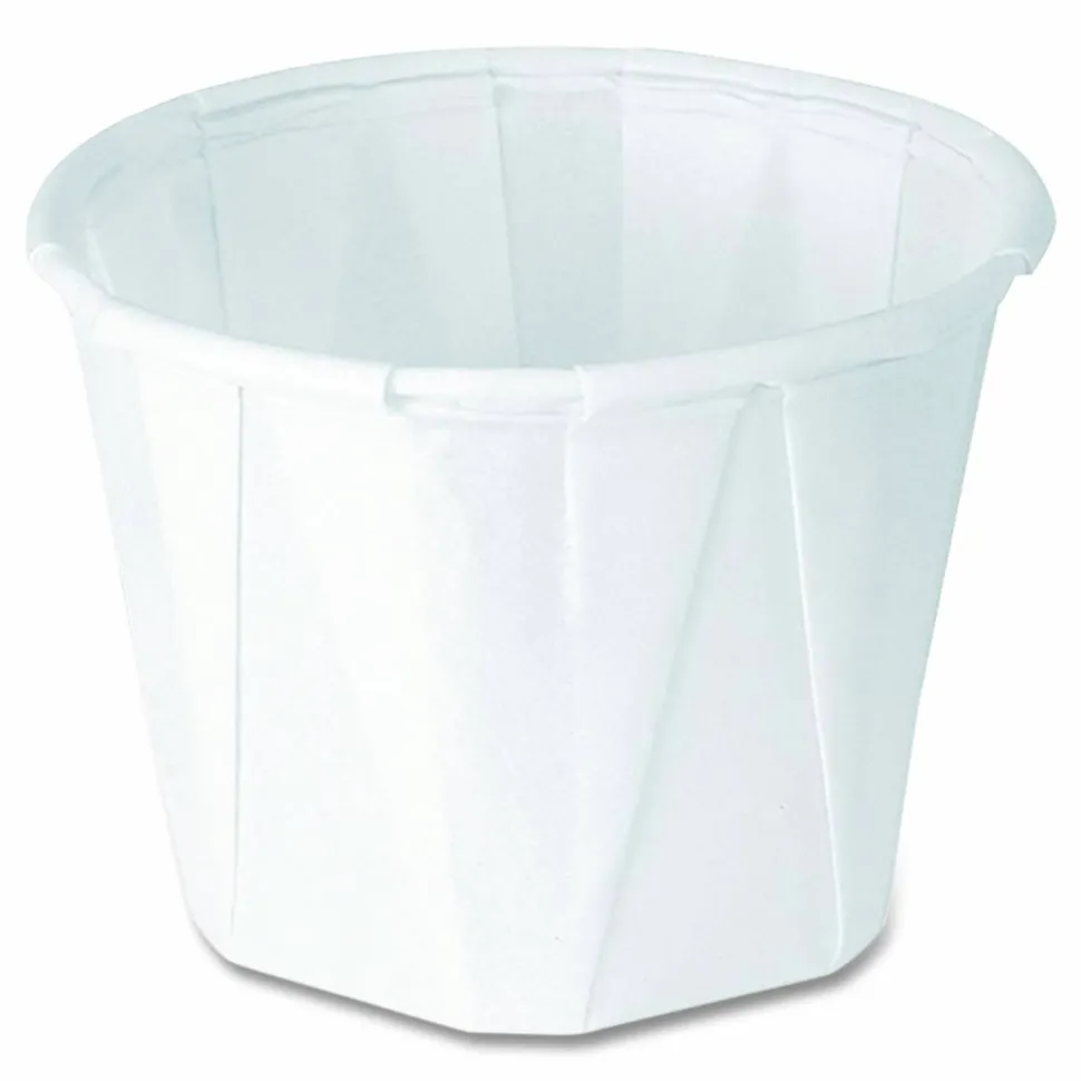 Solo 1 oz Treated Paper Souffle Portion Cups