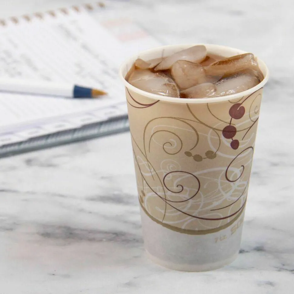 Solo 7 oz Waxed Paper Cold Cups
