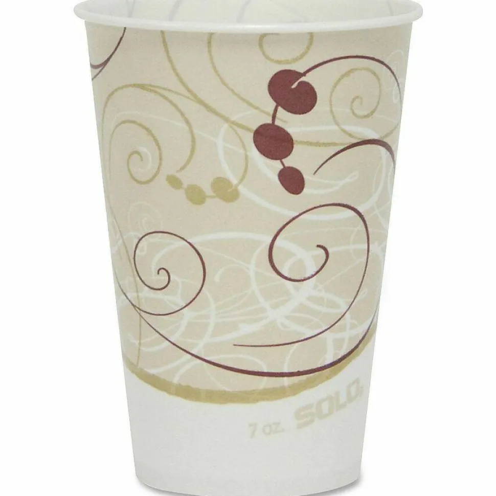 Solo 7 oz Waxed Paper Cold Cups