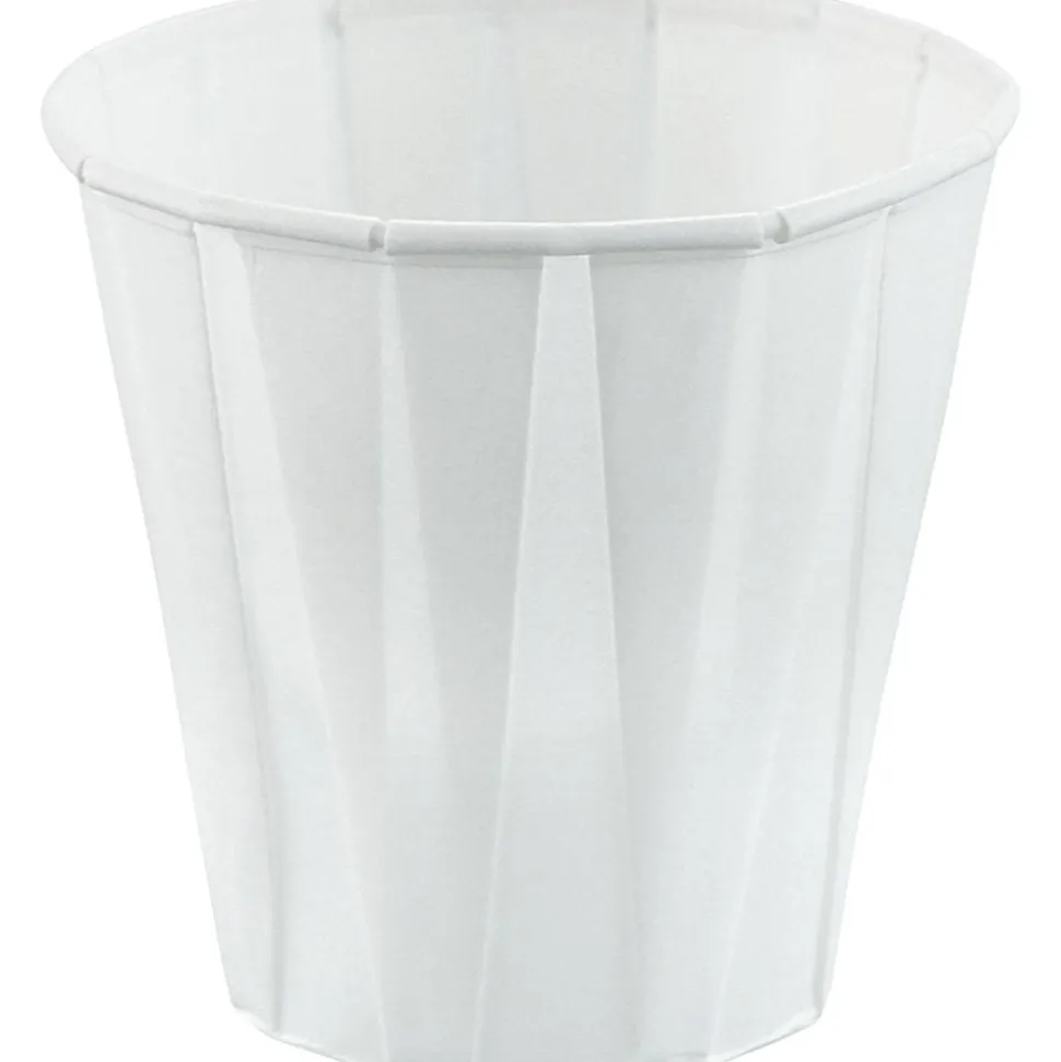 Solo Cup Pleated Water Cups, 3 1/2 Oz., Pack Of 100