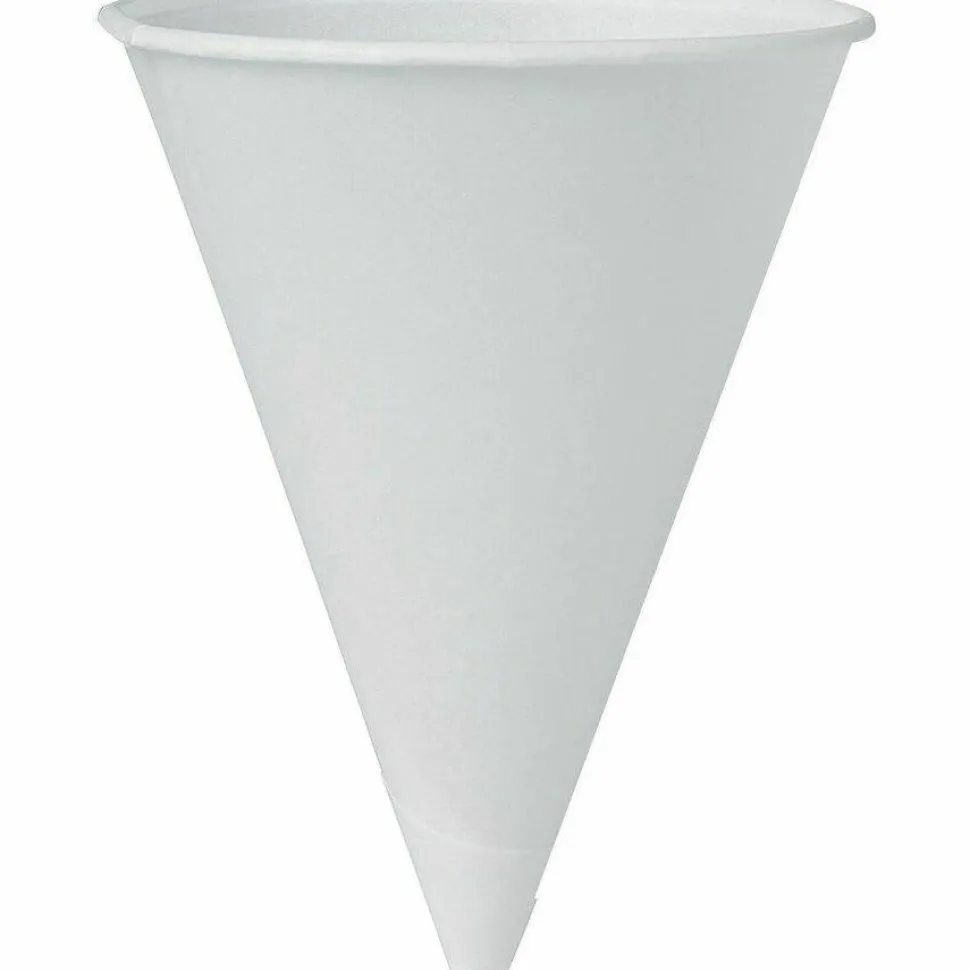 Solo Eco-Forward 4 oz Treated Paper Cone Water Cups