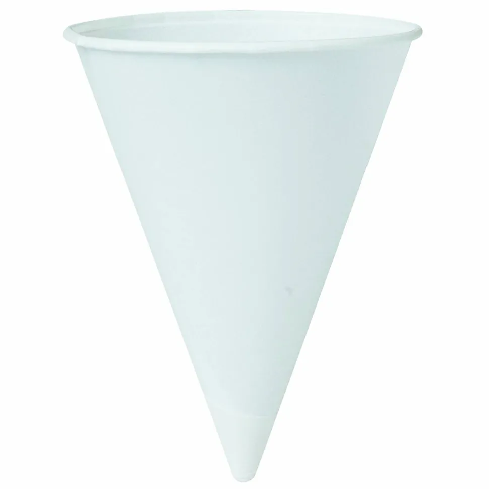 Solo Eco-Forward 4.25 oz Treated Paper Cone Water Cups