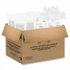 SOLO Flexstyle Food Lid Container, 12.1 oz, 3.6" Diameter, White, Plastic, 250/Carton