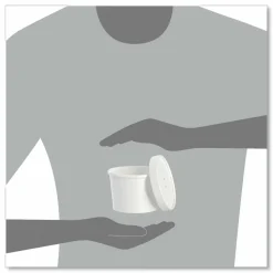 SOLO Flexstyle Food Lid Container, 12.1 oz, 3.6