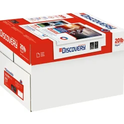 Soporcel Discovery Multi-Use Printer & Copy Paper, White, Letter (8.5" x 11"), 5000 Sheets Per Case, 20 Lb, 97 Brightness
