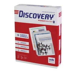 Soporcel Discovery Multi-Use Printer & Copy Paper, White, Letter (8.5" x 11"), 5000 Sheets Per Case, 20 Lb, 97 Brightness