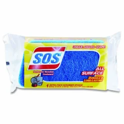 S.O.S. All Surface Scrubber Sponge, 2.5 x 4.5, 0.9