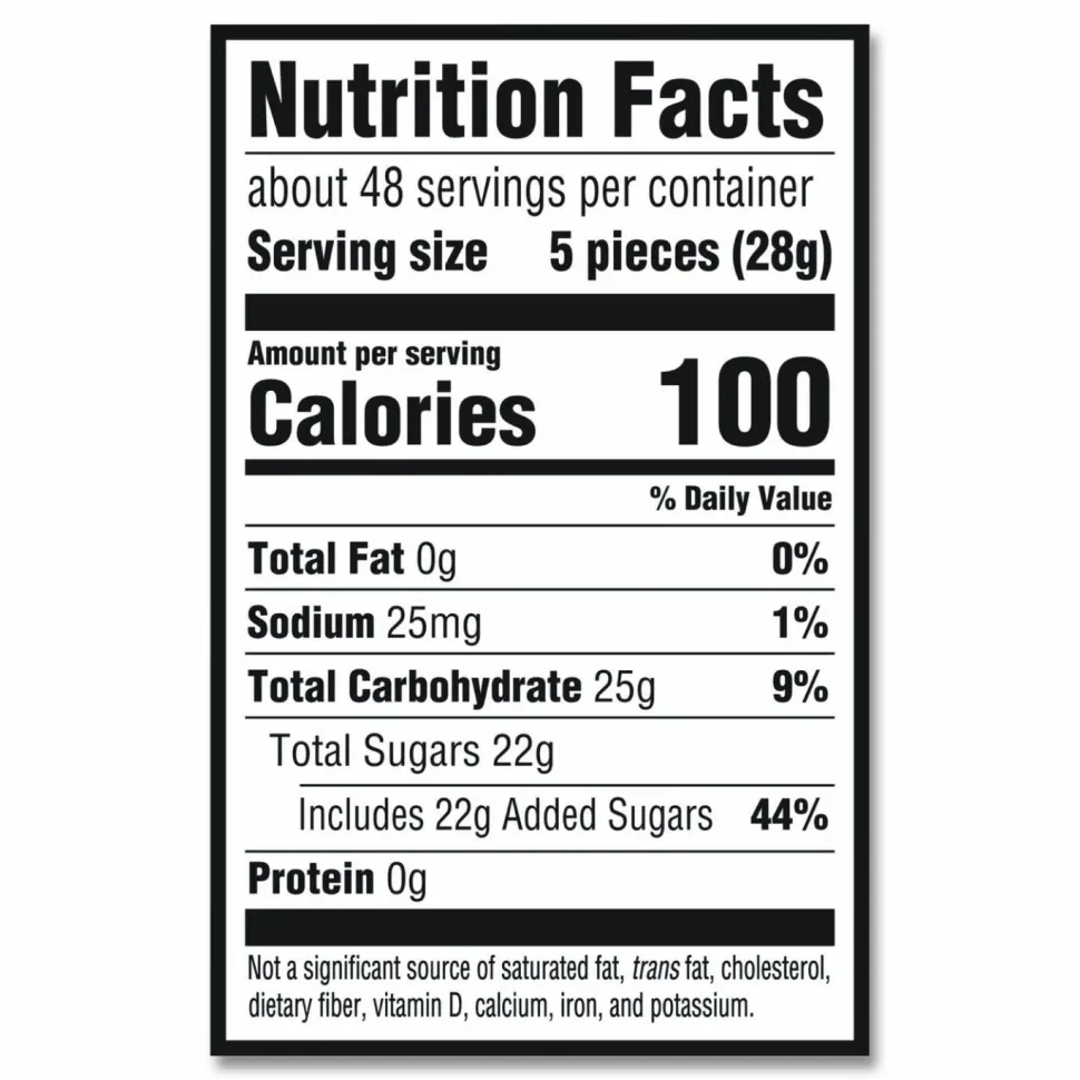 Sour Patch Kids Fruit Flavored Candy, Grab-and-Go, 240 Pieces/Box