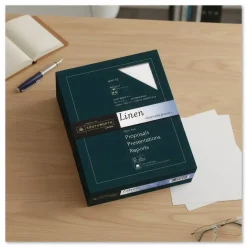 Southworth 25% Cotton Linen Business Paper, White, Letter (8.5