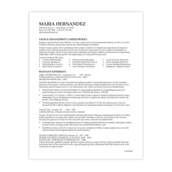 Southworth 100% Cotton Résumé Paper, 8 1/2" x 11", 32 Lb, 100% Recycled, White, Pack Of 100