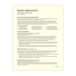 Southworth 100% Cotton Résumé Paper, 8 1/2