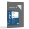 Southworth Granite Specialty Paper, 8 1/2" x 11", 24 Lb, 75% Recycled, Gray, Pack Of 100 Sheets
