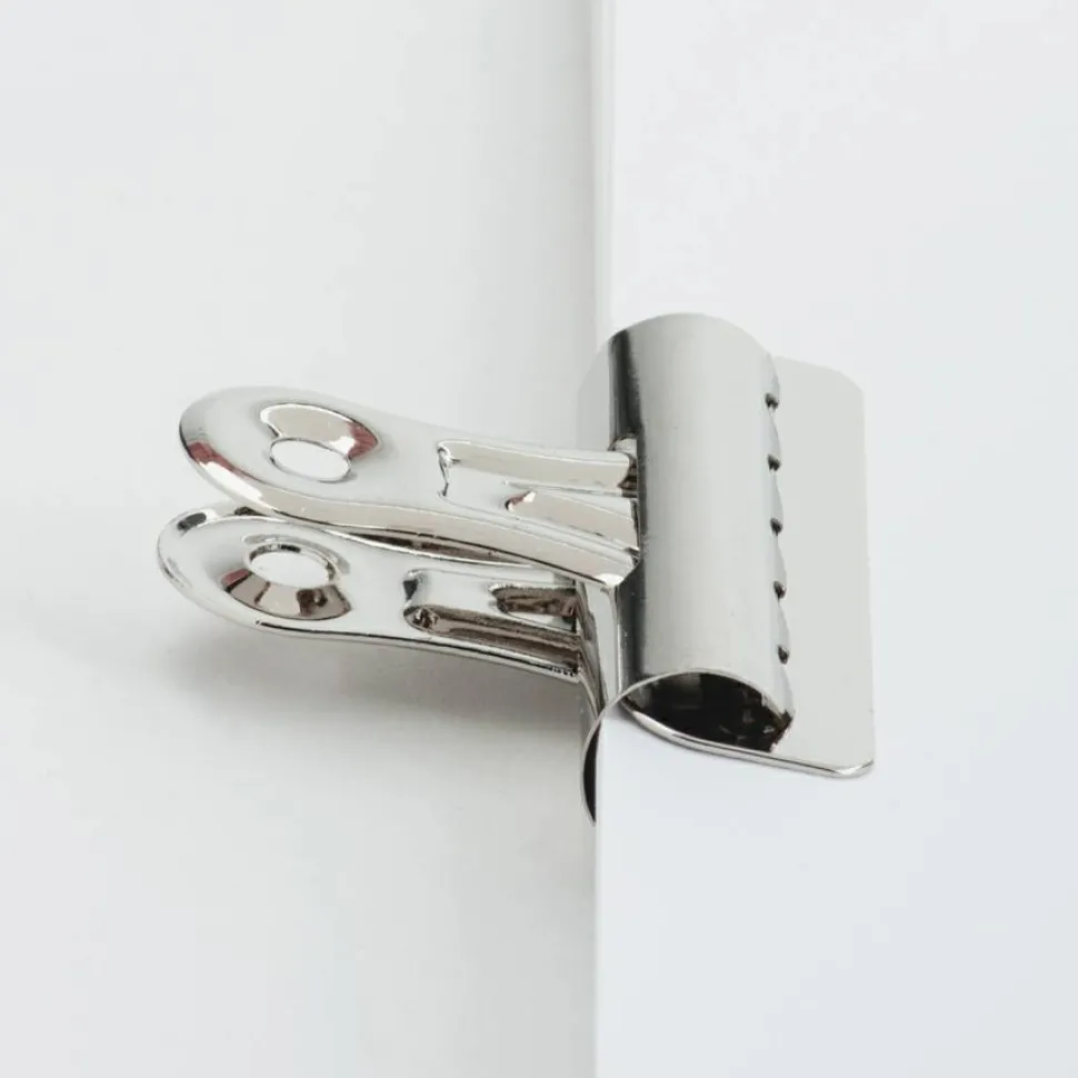 Sparco Boston Bulldog Clips, Size 2, 2 1/4" Wide, 11/32" Capacity, Silver, Box Of 36