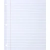 Sparco Mylar-Reinforced Wide-Ruled Filler Paper, Letter Size, 20 Lb, White, Pack Of 100 Sheets