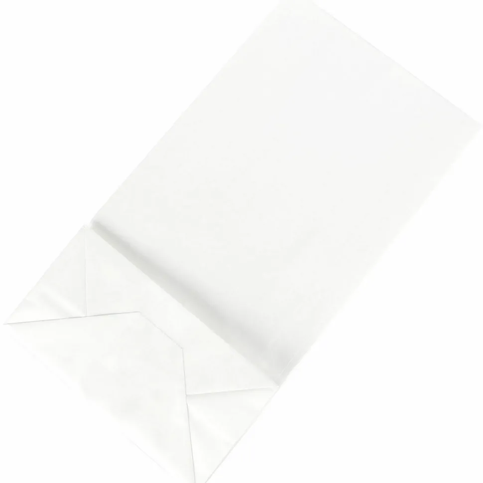 Sparco White Kraft Paper Bags