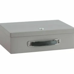 Sparco All-Steel Key Lock Fire-Retardant Cash Box, 12 3/4