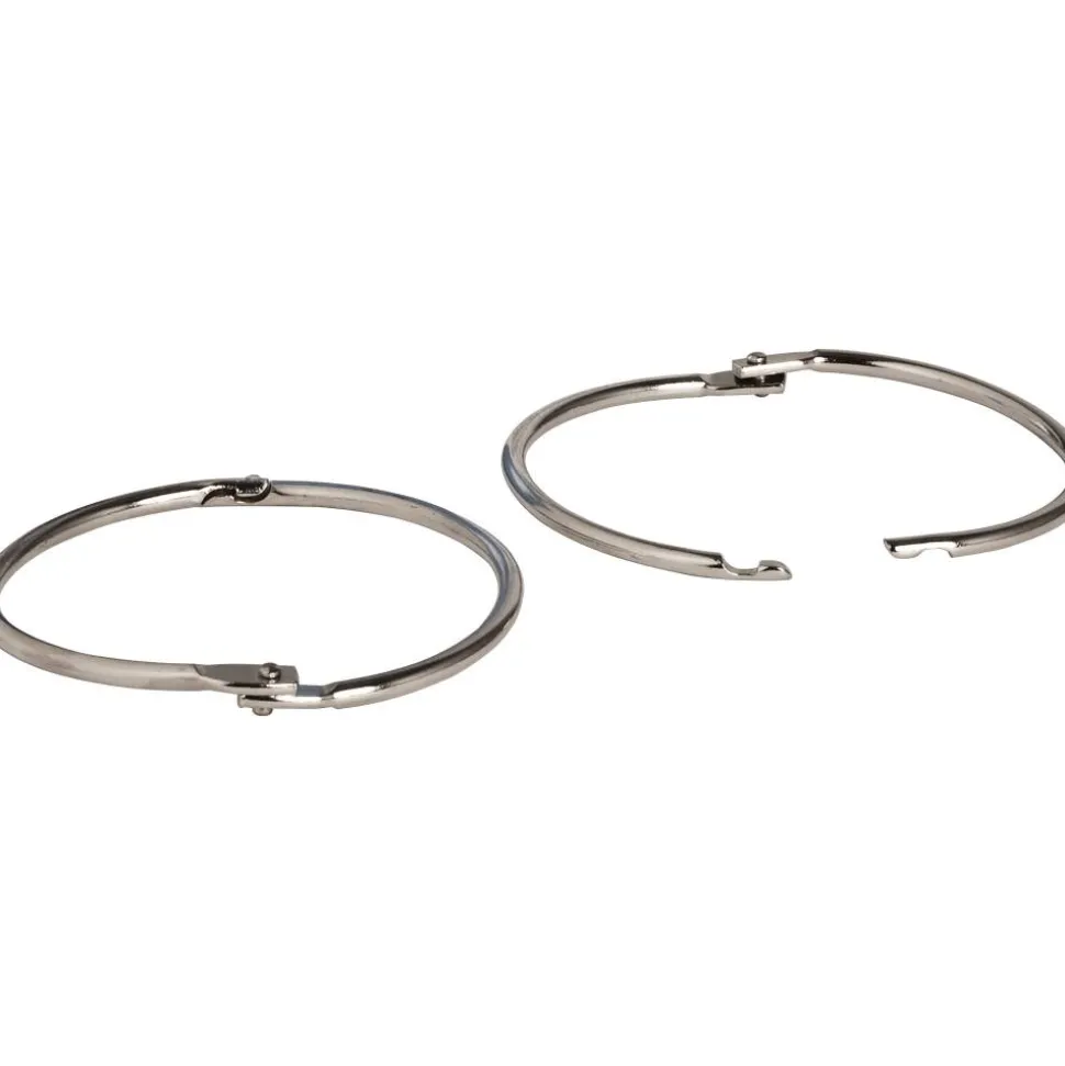 Sparco Book Rings, 3" Diameter, Silver, Box Of 10