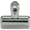 Sparco Boston Bulldog Clips, Size 4, 3" Wide, 1" Capacity, Silver, Box Of 12