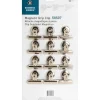 Sparco Bulldog Magnetic Clips, Size 2, 2 1/4" Wide, 1/2" Capacity, Silver, Box Of 12