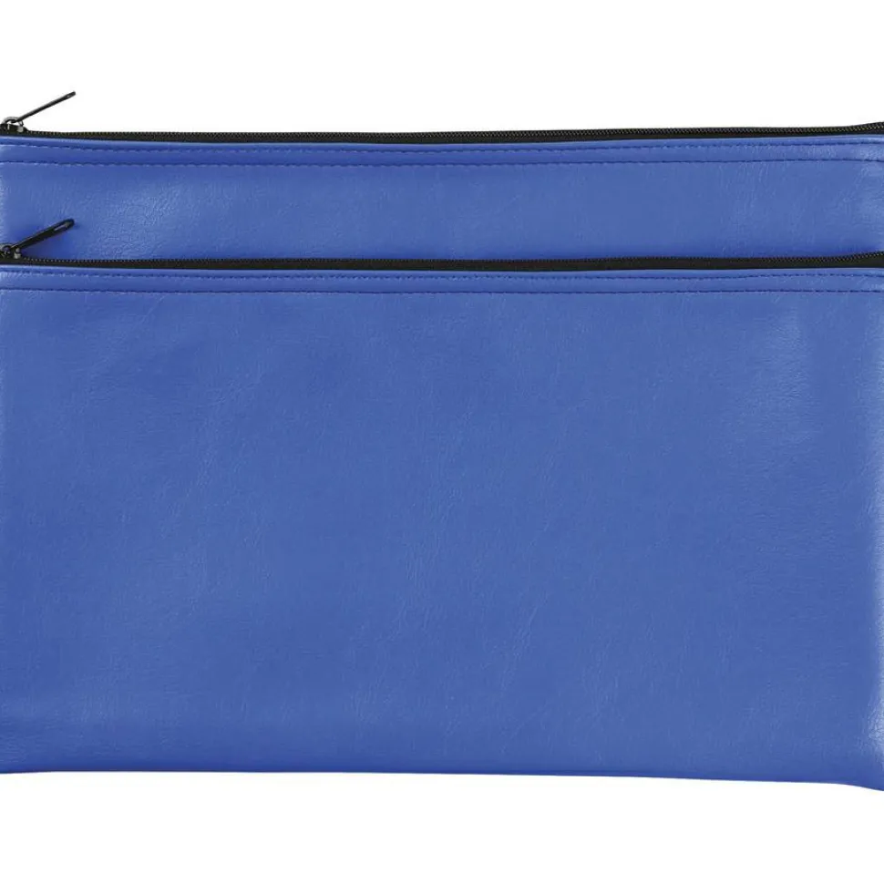 Sparco Carrying Case (Wallet) Cash, Check, Receipt, Office Supplies - Blue